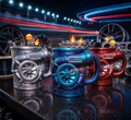 Turbocharger 3D Performance Mug 🏎️☕✨