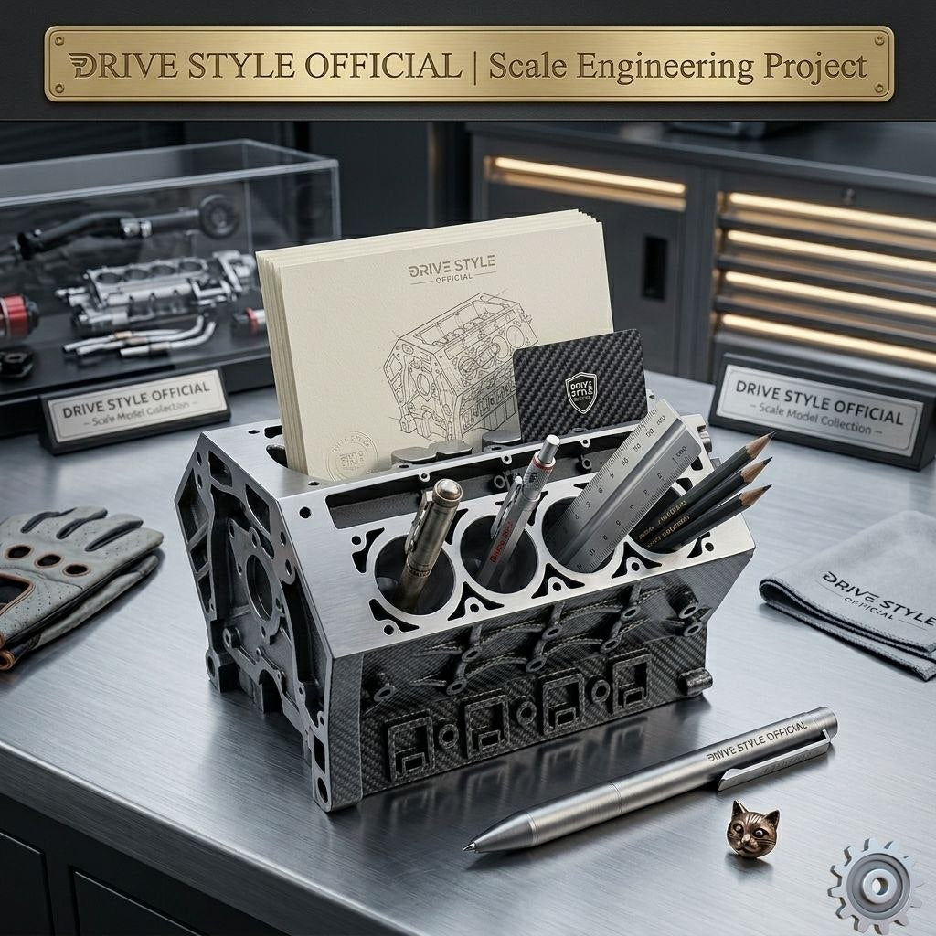 V8 Engine Desk Organizer 🛠️🔥