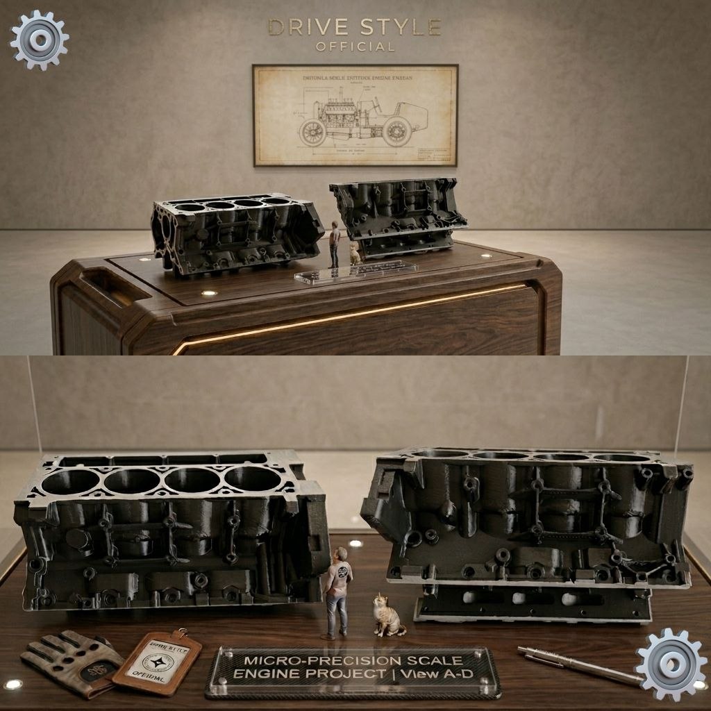 V8 Engine Desk Organizer 🛠️🔥