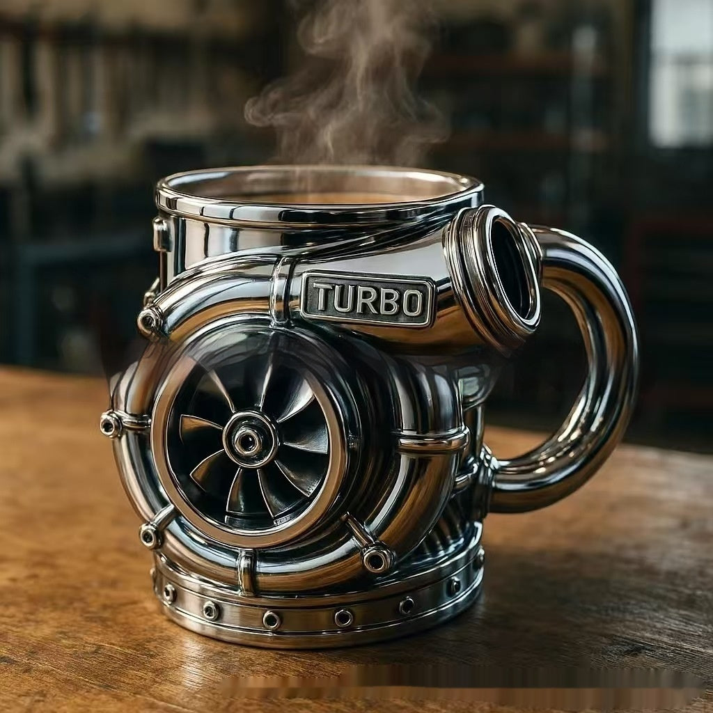 Turbocharger 3D Performance Mug 🏎️☕✨