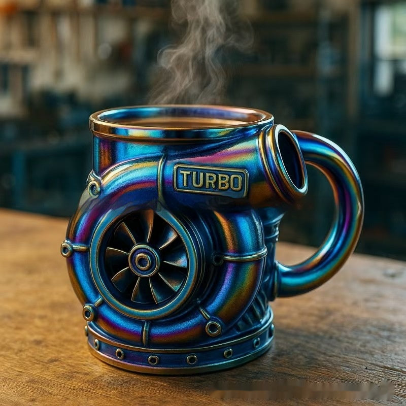 Turbocharger 3D Performance Mug 🏎️☕✨