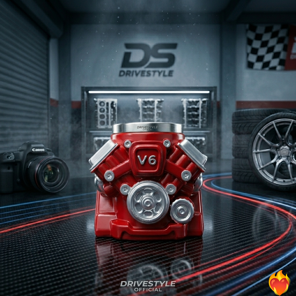 Engine Cylinder Performance Mug 🏎️☕🔥