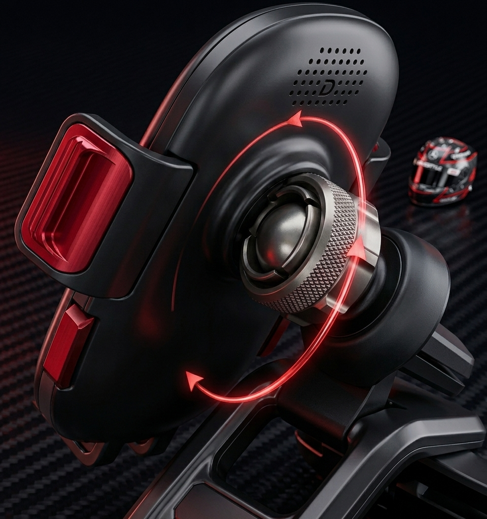 Smart Auto-Clamping Wireless Charger 🏎️⚡