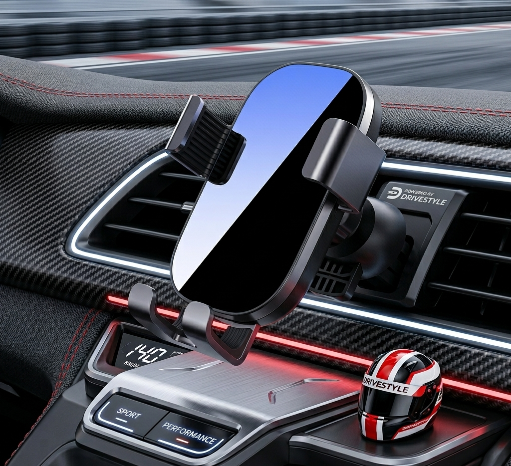 Smart Auto-Clamping Wireless Charger 🏎️⚡