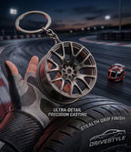 Alloy Wheel Replica Keychain