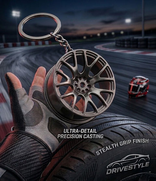 Alloy Wheel Replica Keychain