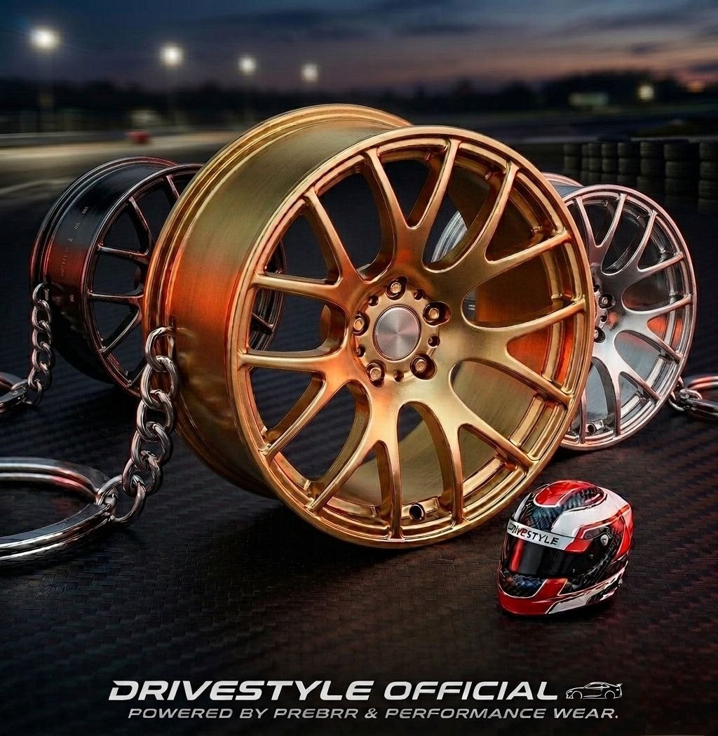 Alloy Wheel Replica Keychain
