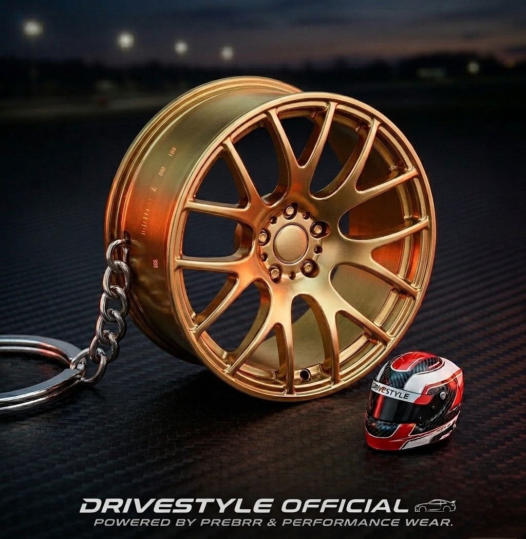 Alloy Wheel Replica Keychain
