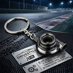 Mini Turbocharger Spinning Keychain 🏎️💨