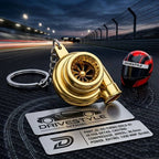 Mini Turbocharger Spinning Keychain 🏎️💨