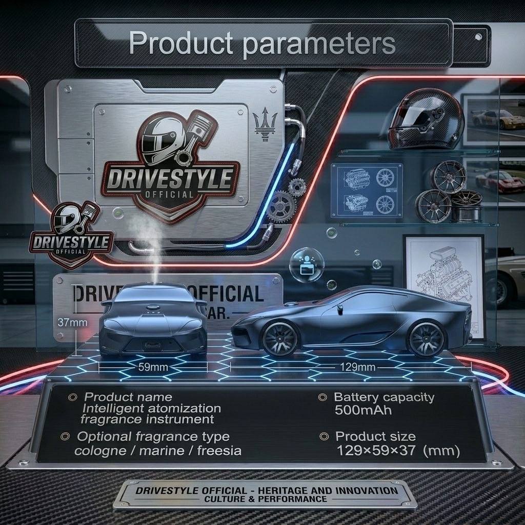Minimalist Aluminum Car Diffuser 🏎️💨✨