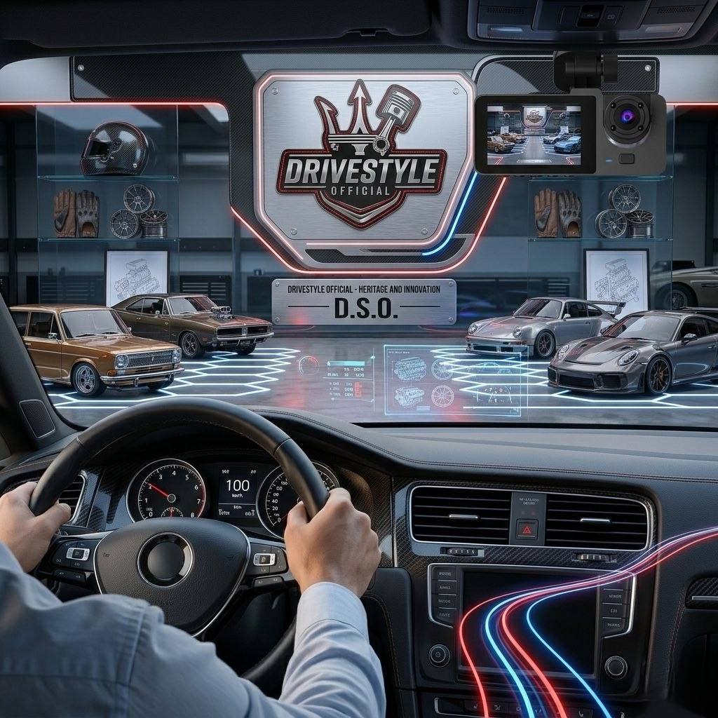DriveStyle AI 3-Way Ultimate Dash Cam
