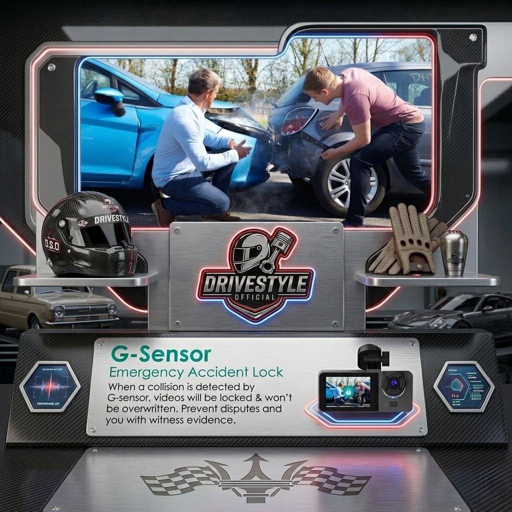 DriveStyle AI 3-Way Ultimate Dash Cam