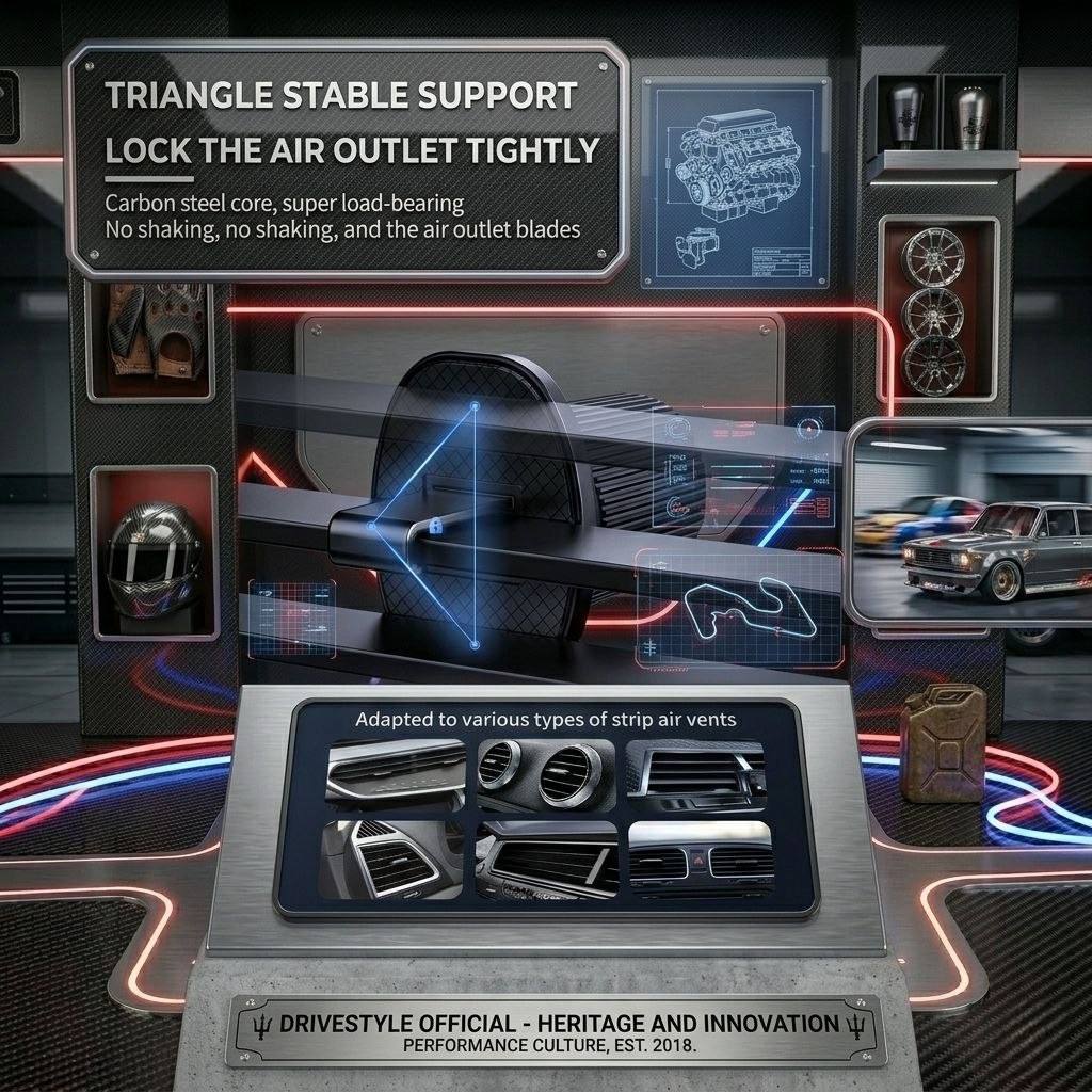 Magnetic Alloy Dash Phone Holder 🏎️🧲📱