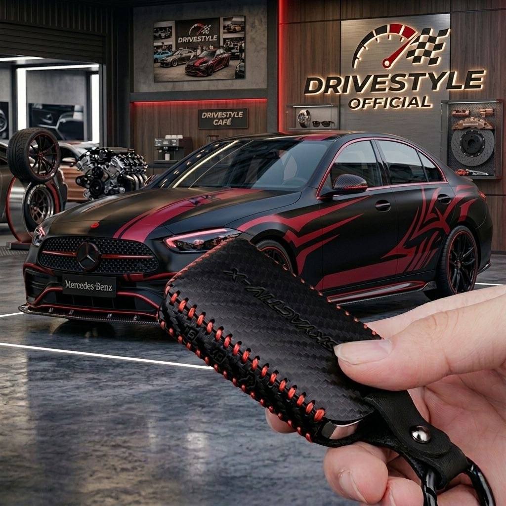 DriveStyle Carbon-Texture Key Case