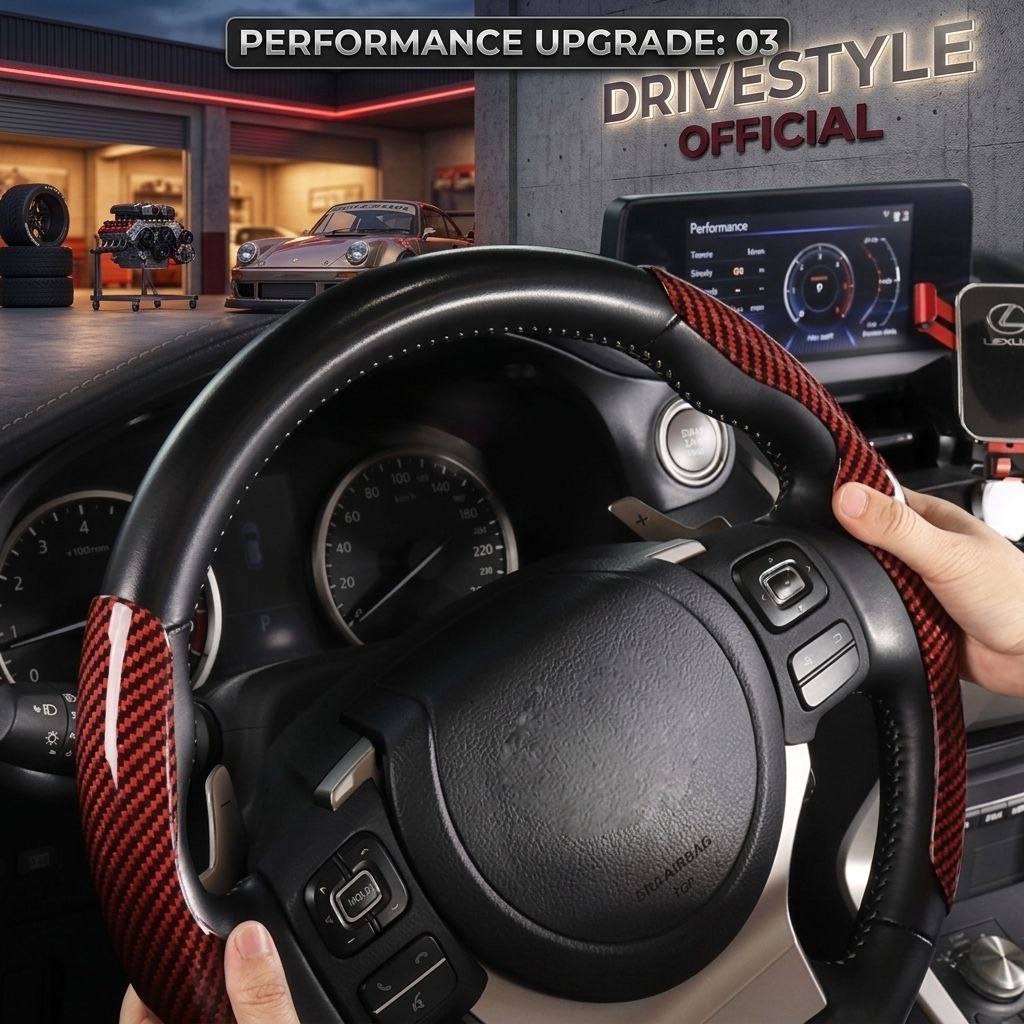 DriveStyle Carbon Steering Cover