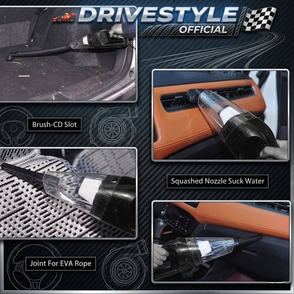 DriveStyle Pro Handheld Car Vacuum