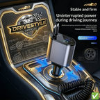 DriveStyle 120W 4-in-1 Retractable Car Charger