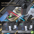 DriveStyle 120W 4-in-1 Retractable Car Charger