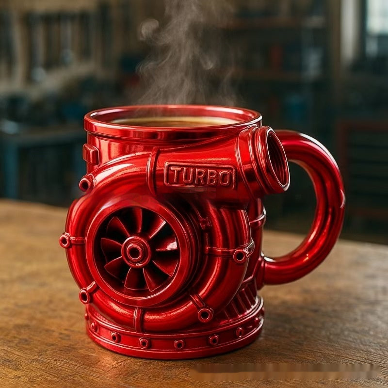 Turbocharger 3D Performance Mug 🏎️☕✨